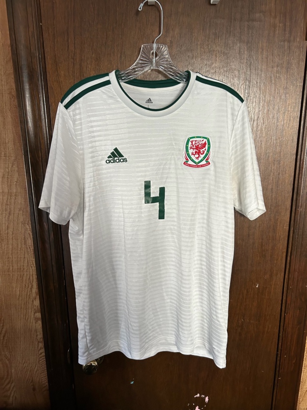 Wales Men’s White Football Jersey